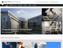 Tablet Screenshot of abnamroprivatebanking.gg